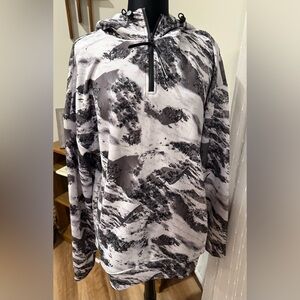 Black and White Abstract Hoodie—Sports Illustrated